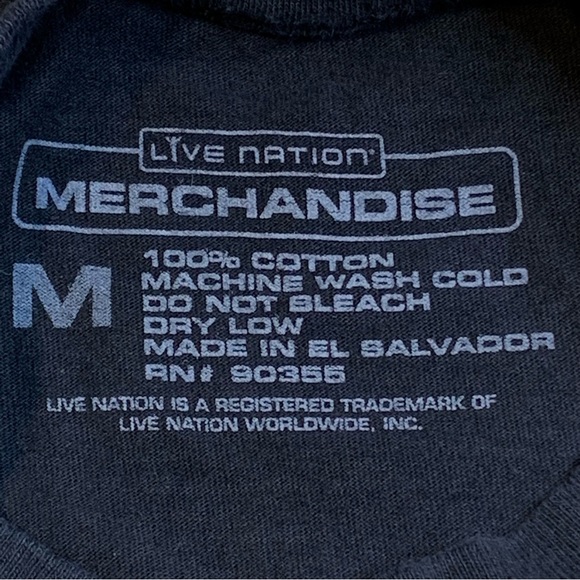 Men’s Black Medium Short Sleeve Motley Crue Graphic T-shirt - Picture 4 of 4